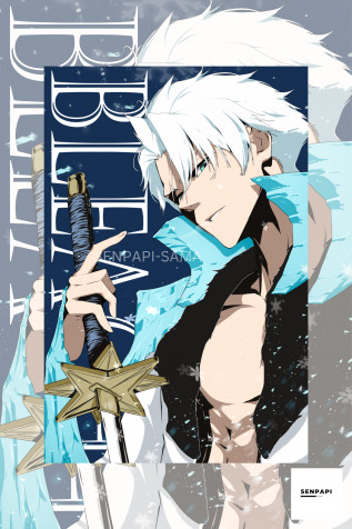 Toshiro Hitsugaya iPhone Background Image 1365x2048px