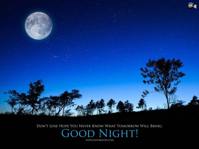 Good Night Images Laptop Wallpaper 1024x768px