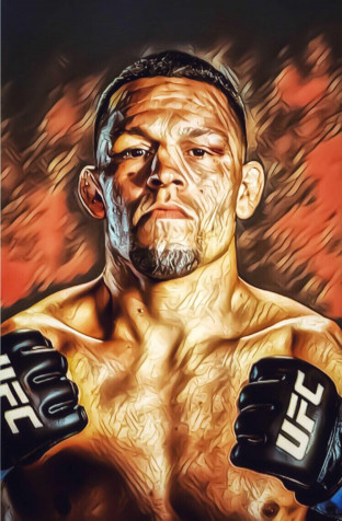 Nate Diaz Wallpaper for iPhone 1498x2284px