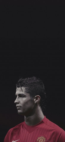 Ronaldo Black Wallpaper for iPhone 1891x4096px