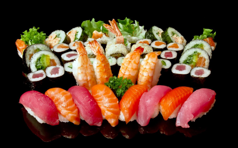 Sushi Widescreen HD Wallpaper 1920x1200px