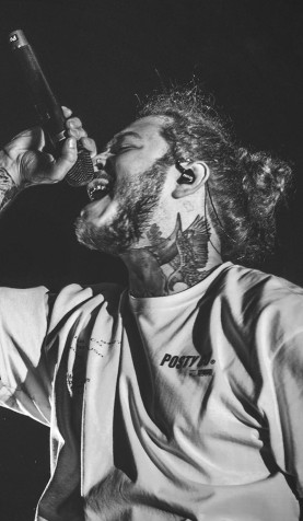 Post Malone iPhone Wallpaper Image 800x1371px