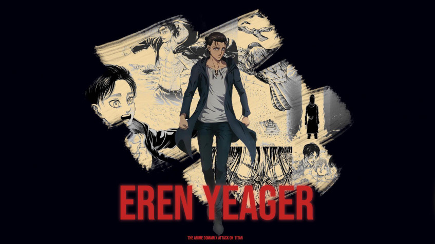 Eren Yeager Full HD 1080p Wallpaper 1920x1080px