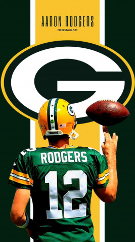 Title Aaron Rodgers iPhone Background Image 1080x1920px