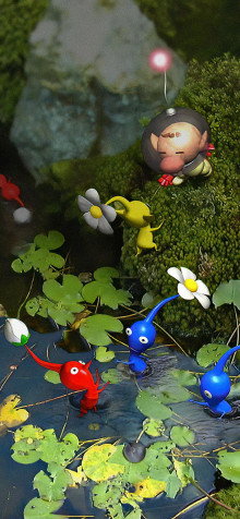 Pikmin iPhone Wallpaper Image 828x1792px