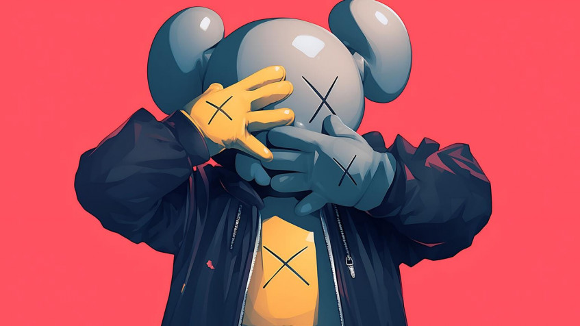 Kaws Wallpaper Image 1536x864px