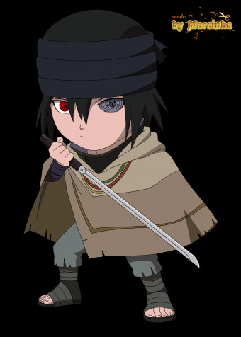 Sasuke Chibi Wallpaper for iPhone 2500x3500px