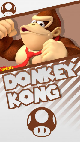 Donkey Kong Wallpaper for Mobile 1024x1821px