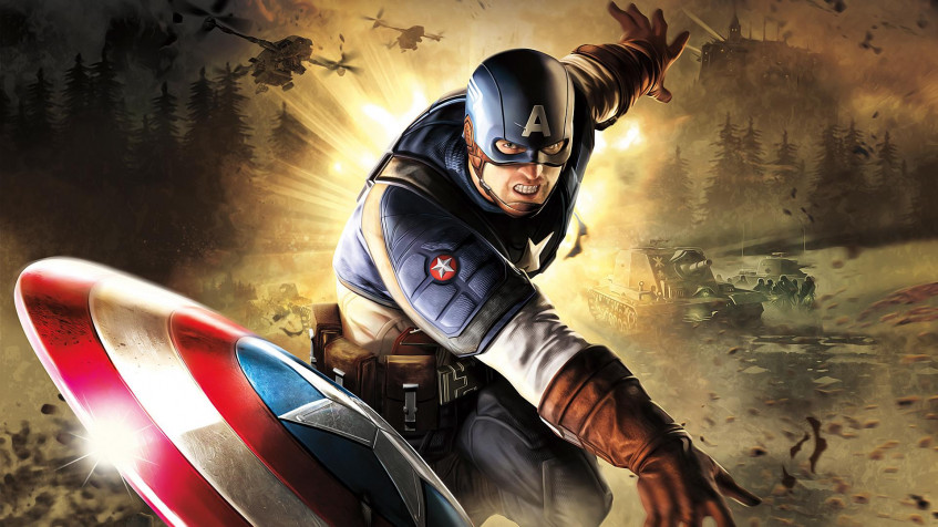 Cool Captain America Full HD 1080p Wallpaper 1920x1080px