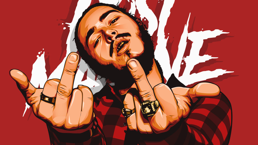 Post Malone 4k UHD Wallpaper 3840x2160px