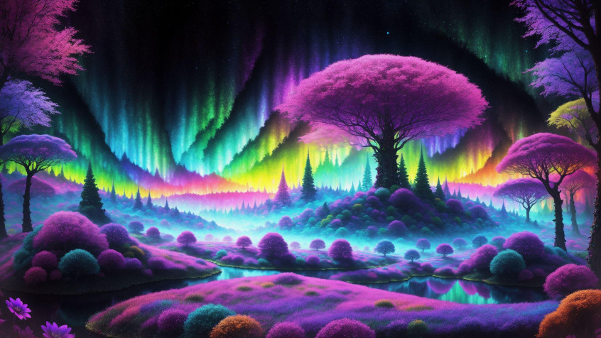 Trippy 2k QHD Wallpaper 2560x1440px