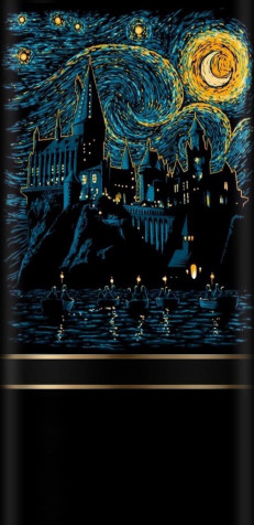 Cartoon Harry Potter iPhone Background Image 1069x2197px