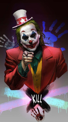 Joker Attitude Wallpaper for Mobile 800x1422px