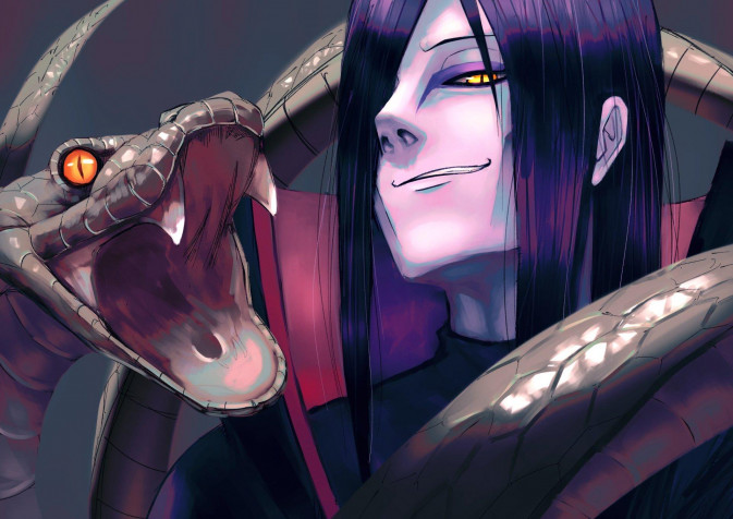 Orochimaru HD Wallpaper 1920x1358px