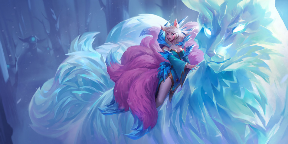 Ahri League Of Legends Desktop Wallpaper 2160x1080px