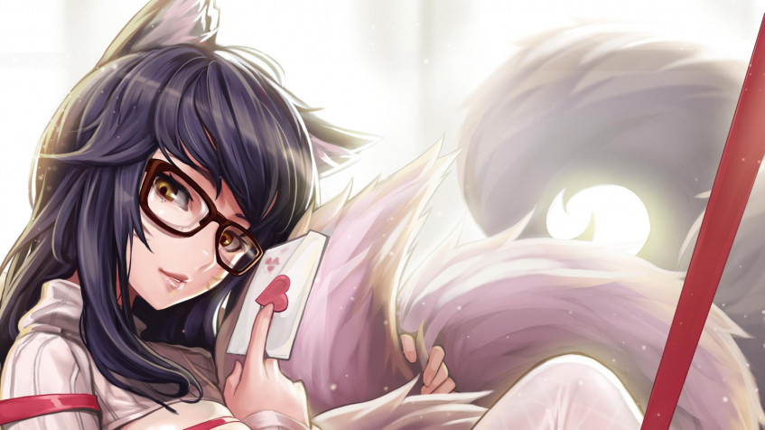 Ahri League Of Legends Full HD 1080p Wallpaper 1920x1080px