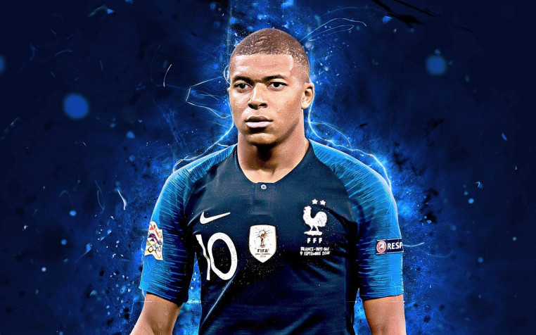 Kylian Mbappe Widescreen HD Wallpaper 1920x1200px