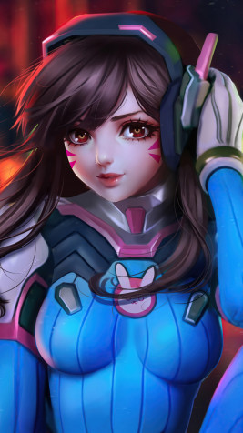 Dva Overwatch 4k Phone Wallpaper 2160x3840px