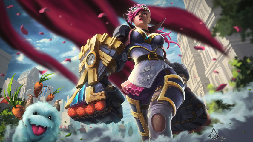 Vi League Of Legends Full HD 1080p Wallpaper 1920x1080px