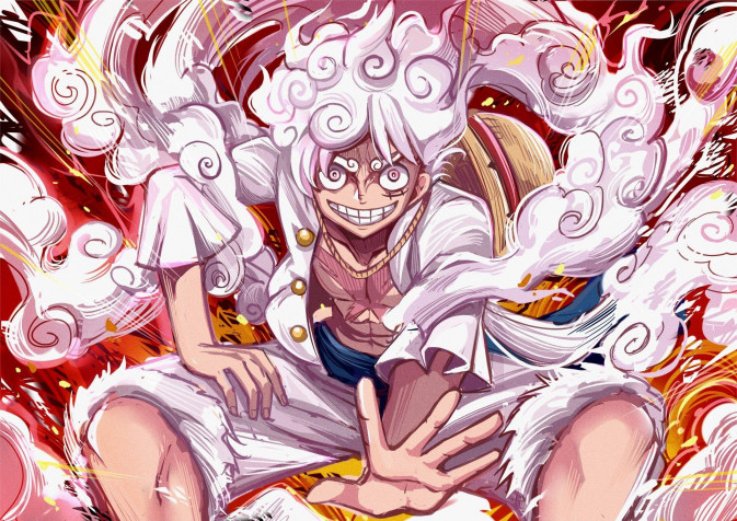 Gear 5 One Piece Laptop Background 1920x1358px