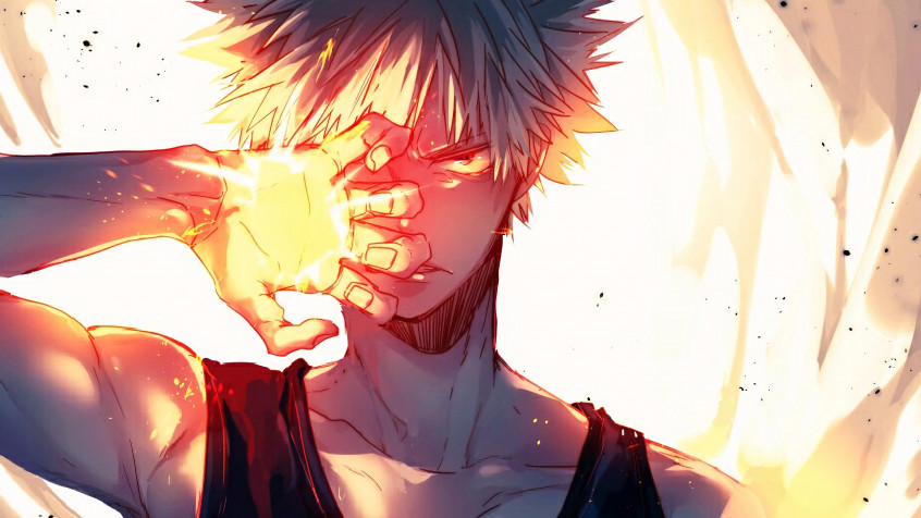 Katsuki Bakugo 4k UHD Wallpaper 3840x2160px