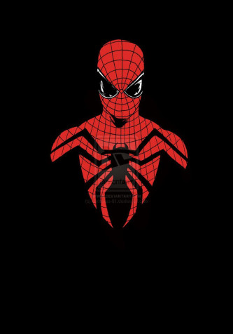 Spiderman Logo Phone Wallpaper 1024x1463px