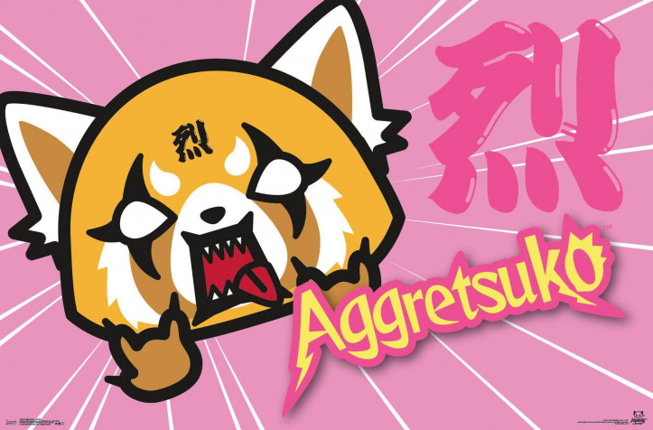 Aggretsuko Laptop Background 1800x1185px