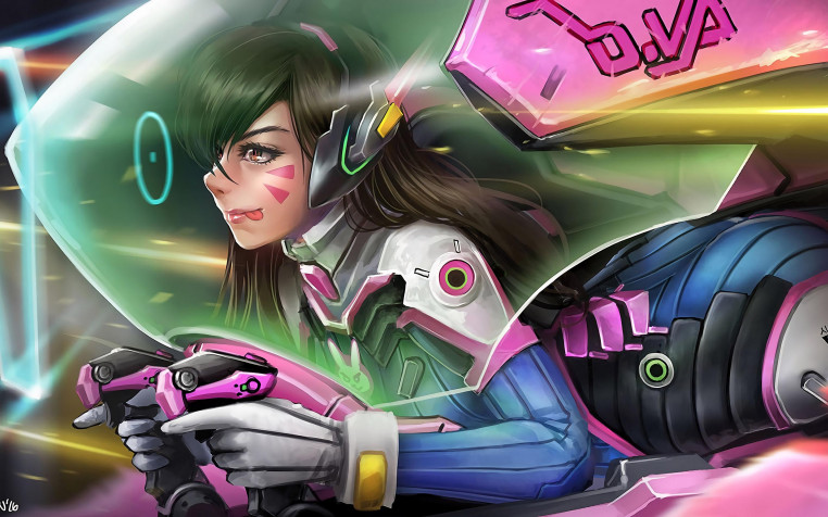 Dva Overwatch Retina Widescreen Wallpaper 2880x1800px