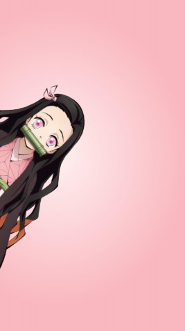 Nezuko Phone Background 1875x3333px