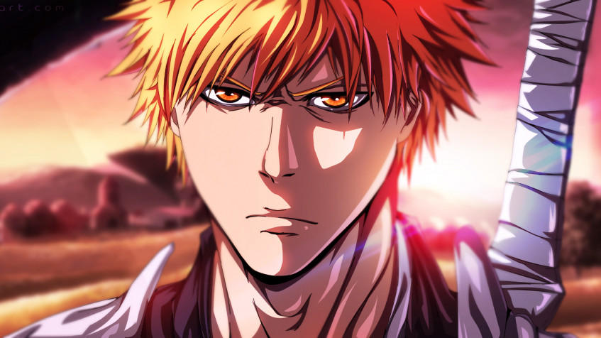 Ichigo Kurosaki Full HD 1080p Wallpaper 1920x1080px