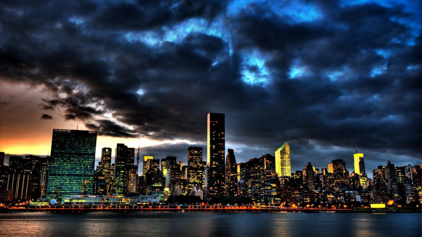 New York Full HD 1080p Wallpaper 1920x1080px