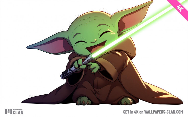 Baby Yoda MacBook Background 1536x955px