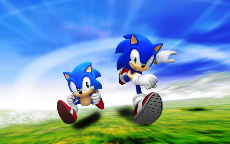 Sonic Desktop HD Background 1440x900px