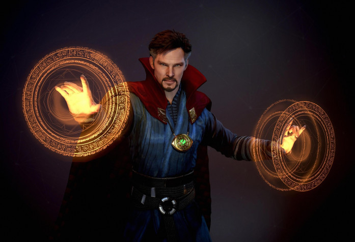 Aesthetic Dr Strange MacBook Background 3840x2622px