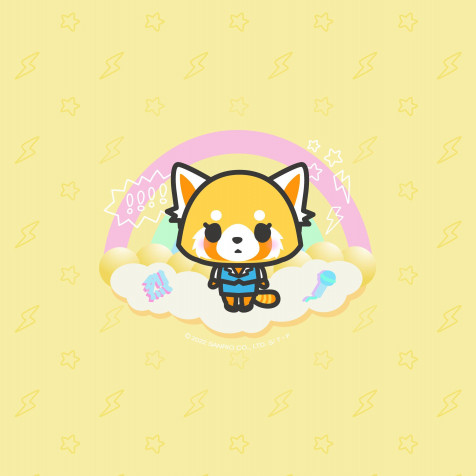 Aggretsuko Mobile Wallpaper 2500x2500px