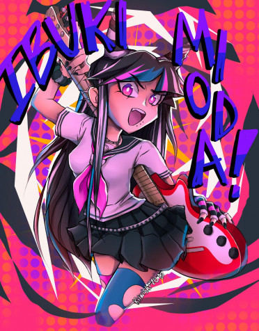 Ibuki Mioda Phone Background 1280x1635px