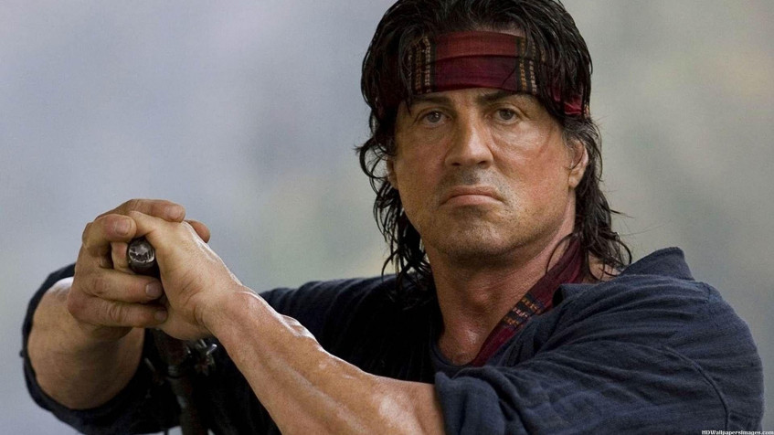 Sylvester Stallone Rambo Full HD 1080p Wallpaper 1920x1080px