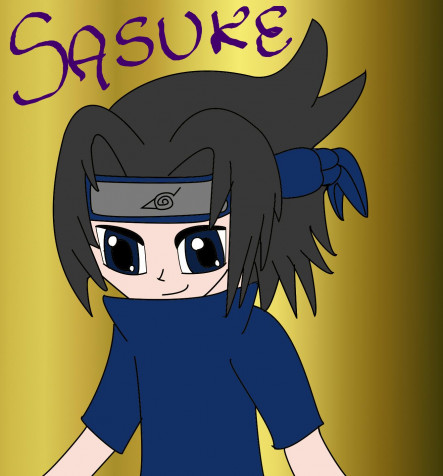 Sasuke Chibi Mobile Wallpaper 1338x1436px