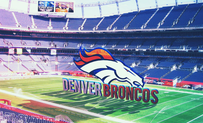 Denver Broncos Logo Background Image 1600x970px