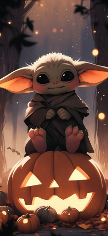 Baby Yoda Phone Wallpaper 736x1595px