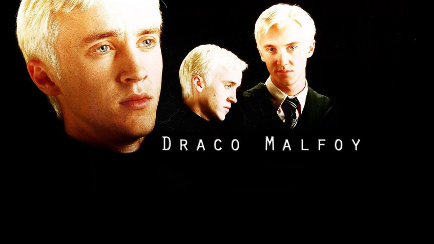 Draco Malfoy Desktop HD Background 1600x900px