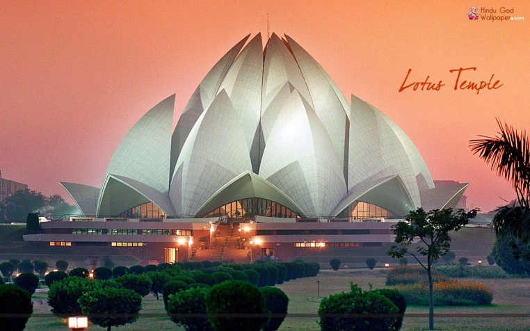 Lotus Temple Laptop Background 1440x900px