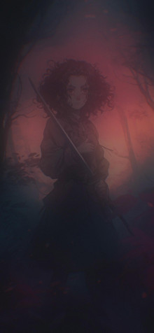 Anime Girl Katana iPhone Wallpaper Image 1183x2560px