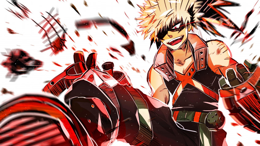 Katsuki Bakugo 4k UHD Wallpaper 3840x2160px