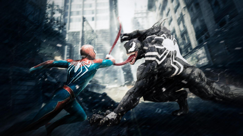 Marvels Spider Man 2 Venom Full HD 1080p Wallpaper 1920x1080px