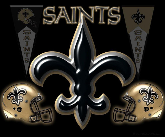 New Orleans Saints Desktop HD Background 1024x853px