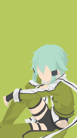 Sinon Phone Wallpaper 1080x1920px