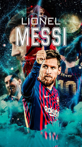 Lionel Messi Phone Background Image 1200x2133px