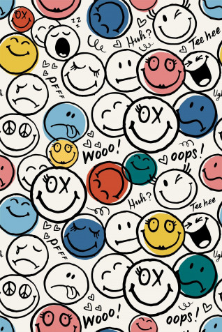 Smiley Mobile Wallpaper 1337x2000px