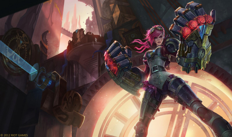 Vi League Of Legends Desktop HD Wallpaper 2032x1200px